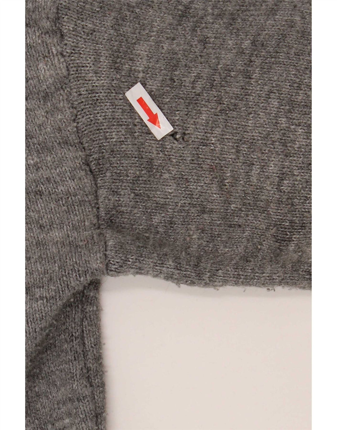 Damski sweter oversize Zara UK 14 Średni szary, nakrapiany akryl