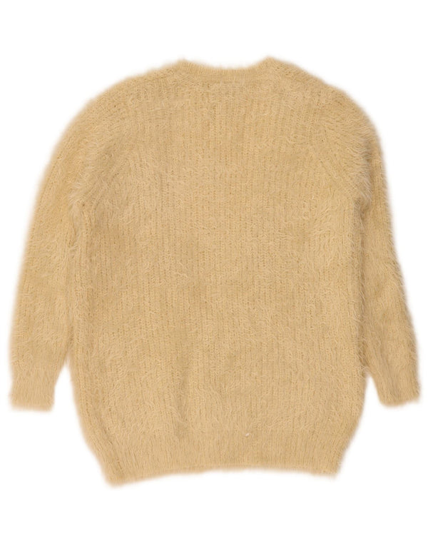 Damski sweter rozpinany Topshop UK 8, mały, beżowy nylon