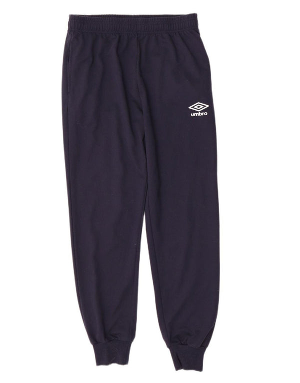 Męskie spodnie dresowe Umbro Joggery, duże, granatowe, poliestrowe