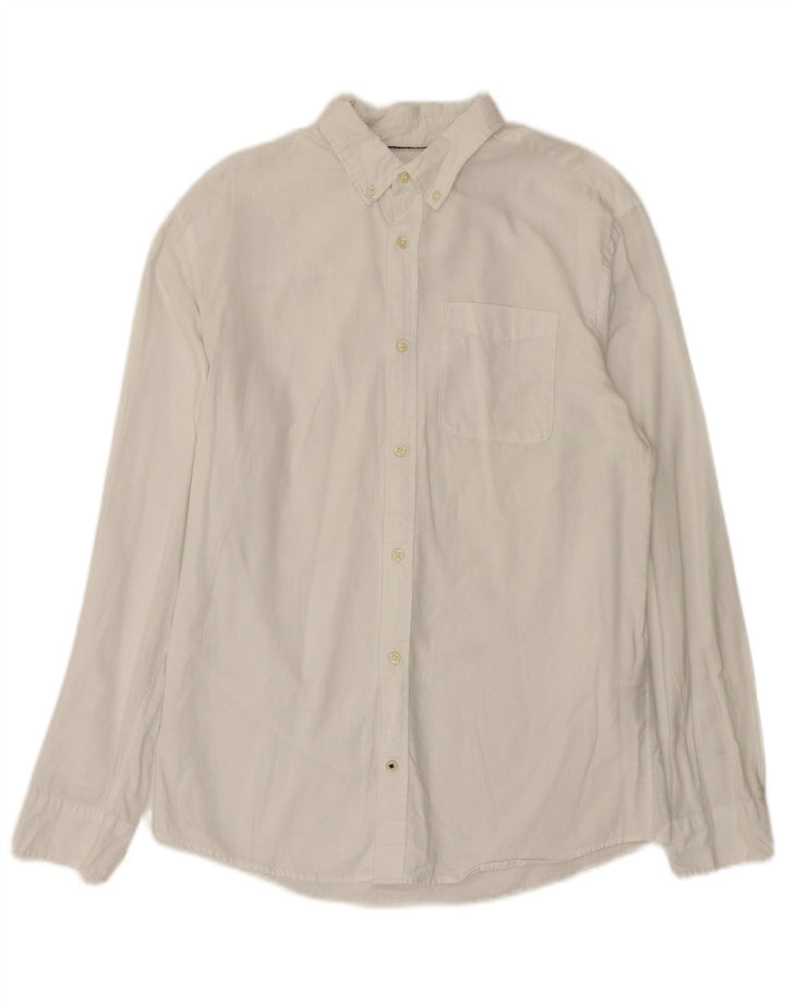 Koszula męska Jack & Jones, średnia, biała, bawełniana