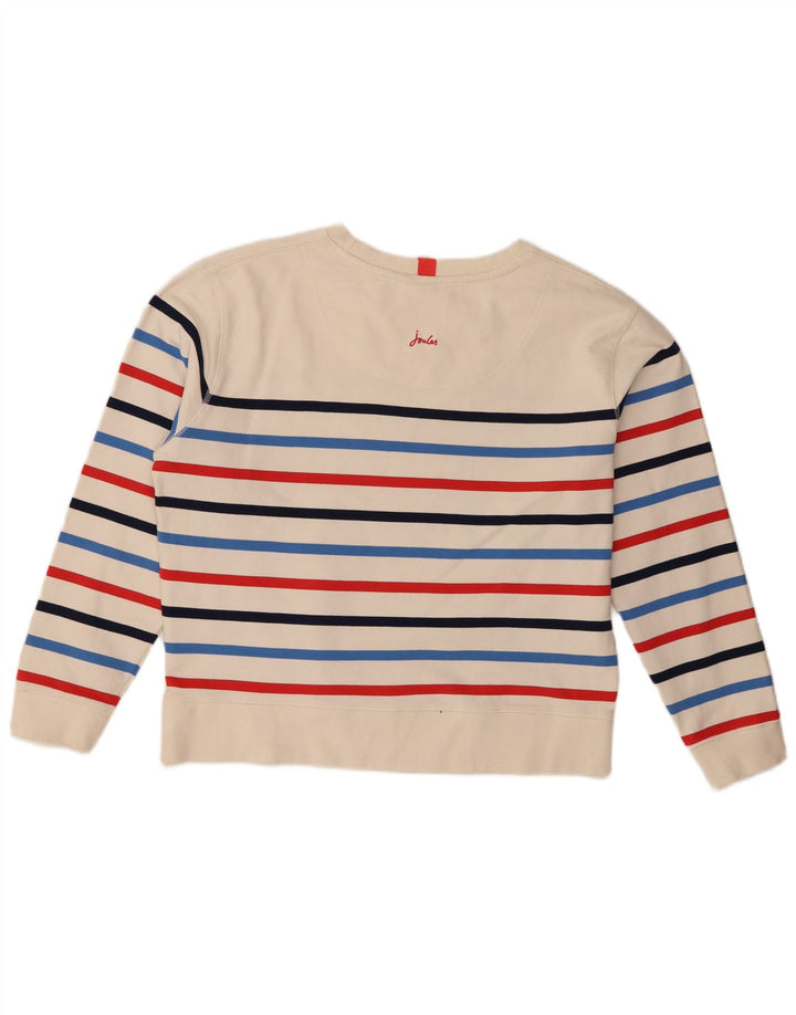 Damski sweter oversize Joules UK 10 w małe białe paski