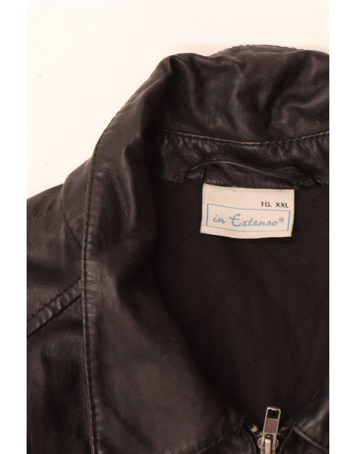 Męska kurtka skórzana In Extenso UK 44 2XL czarna