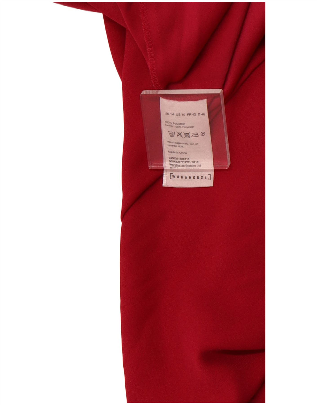 WAREHOUSE Damski kombinezon bez rękawów UK 14, średni różowy poliester