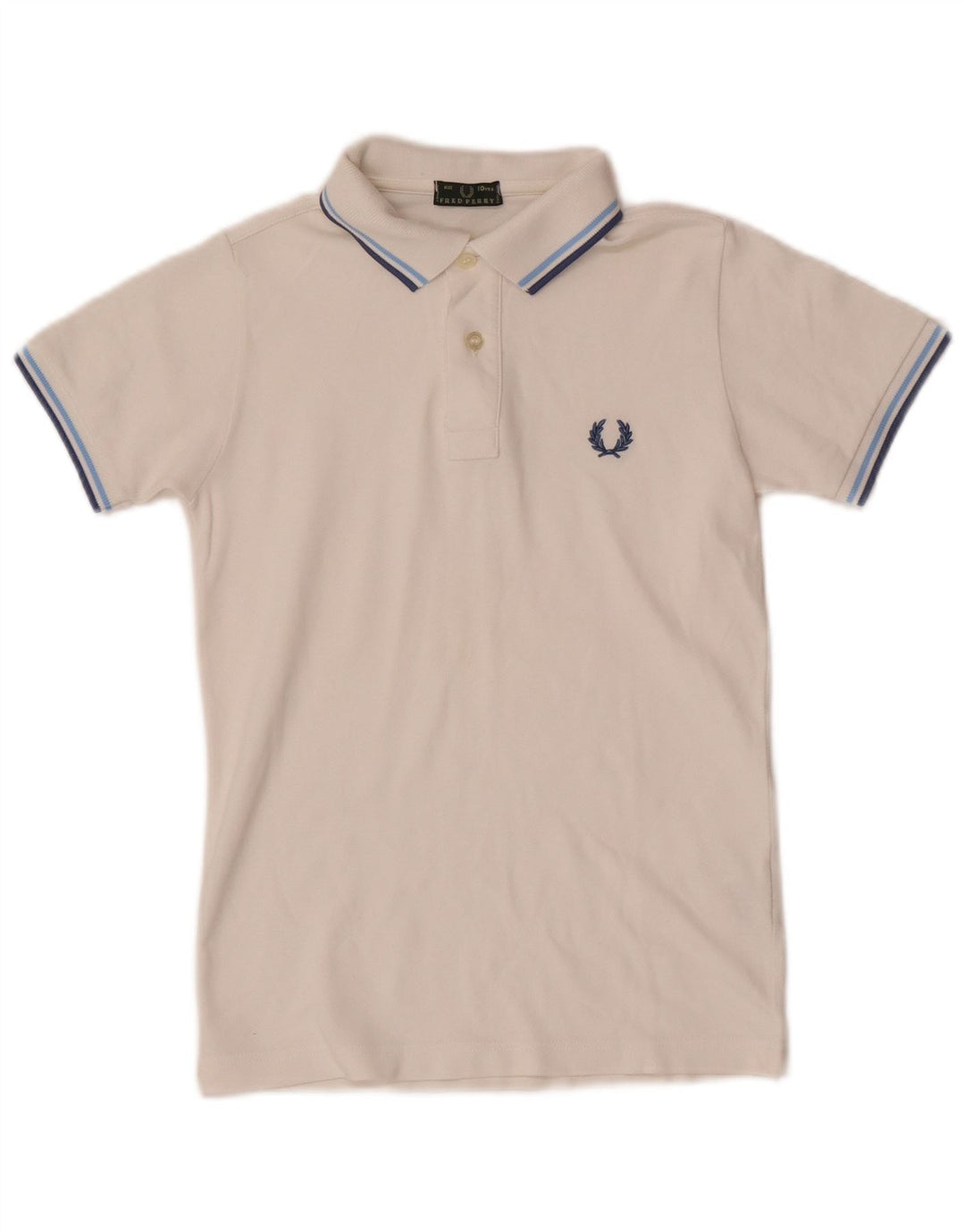 Chłopięca koszulka polo Fred Perry 9-10 lat, bawełniana w białe paski