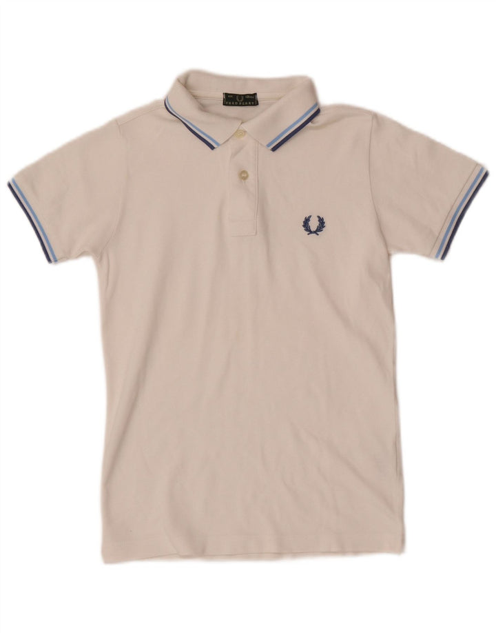 Chłopięca koszulka polo Fred Perry 9-10 lat, bawełniana w białe paski