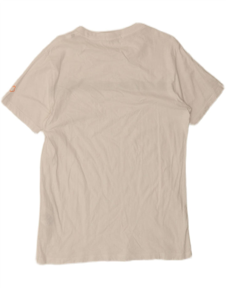 REPLAY Mens T-Shirt Top Large White Cotton Vintage Replay and Second-Hand Replay from Messina Hembry 