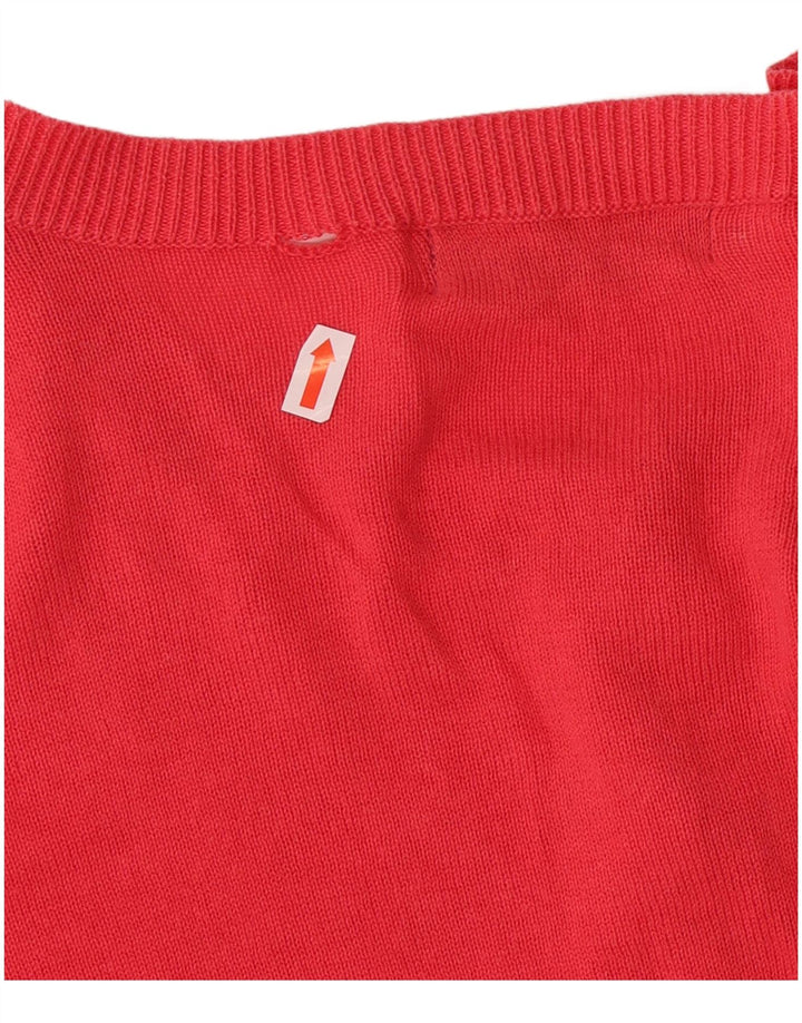 MARKS & SPENCER Damski sweter kardigan UK 18 XL Różowa bawełna