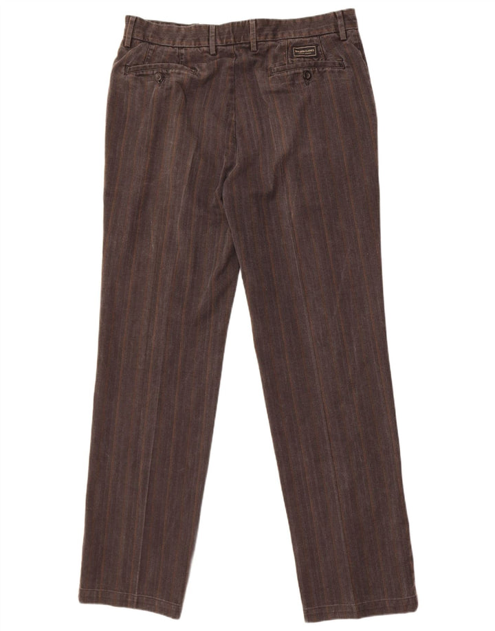 Męskie spodnie Chino Marlboro Classics EU 52 XL W34 L33 Szare paski