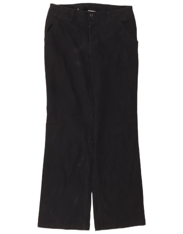 Damskie proste spodnie chino Columbia US 6 Medium W28 L31 Czarna bawełna