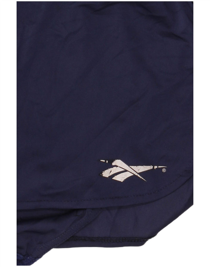 Damskie spodenki sportowe Reebok UK 14, duże, granatowe, poliamid