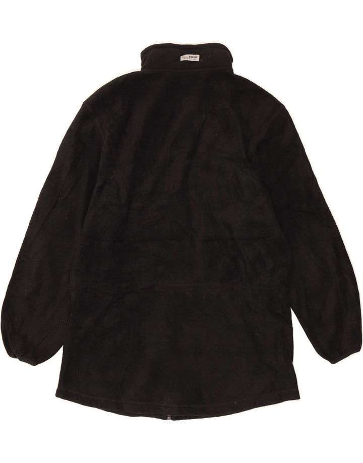 EDDIE BAUER Mens Fleece Jacket UK 36 Small Black Polyester Vintage Eddie Bauer and Second-Hand Eddie Bauer from Messina Hembry 