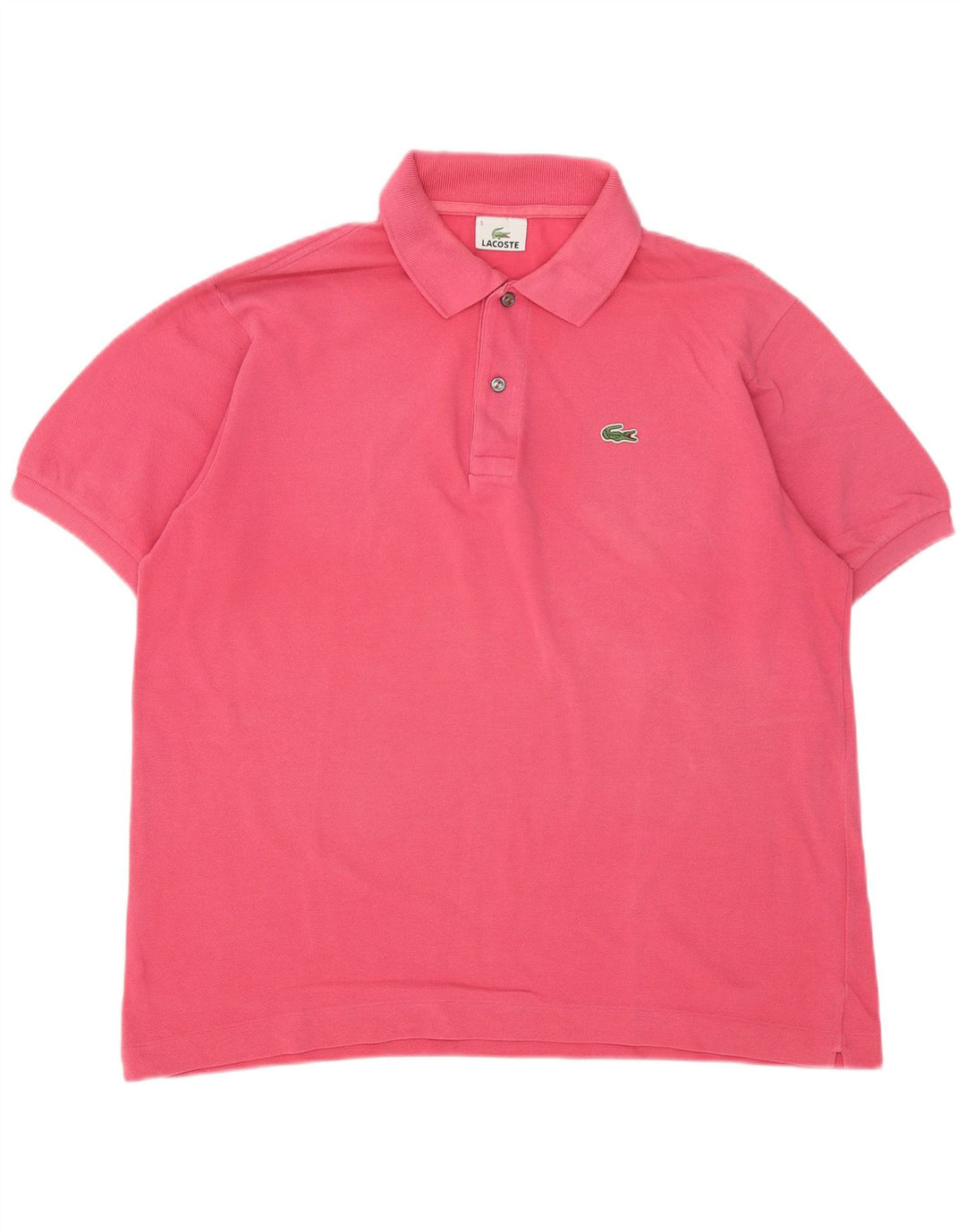 Męska koszulka polo Lacoste, rozmiar 5, duża, różowa, bawełniana
