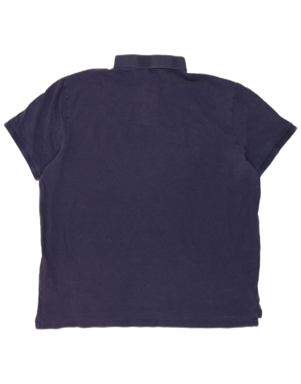 Polo Ralph Lauren Męska koszulka polo o dopasowanym kroju, 2XL, granatowa, bawełniana