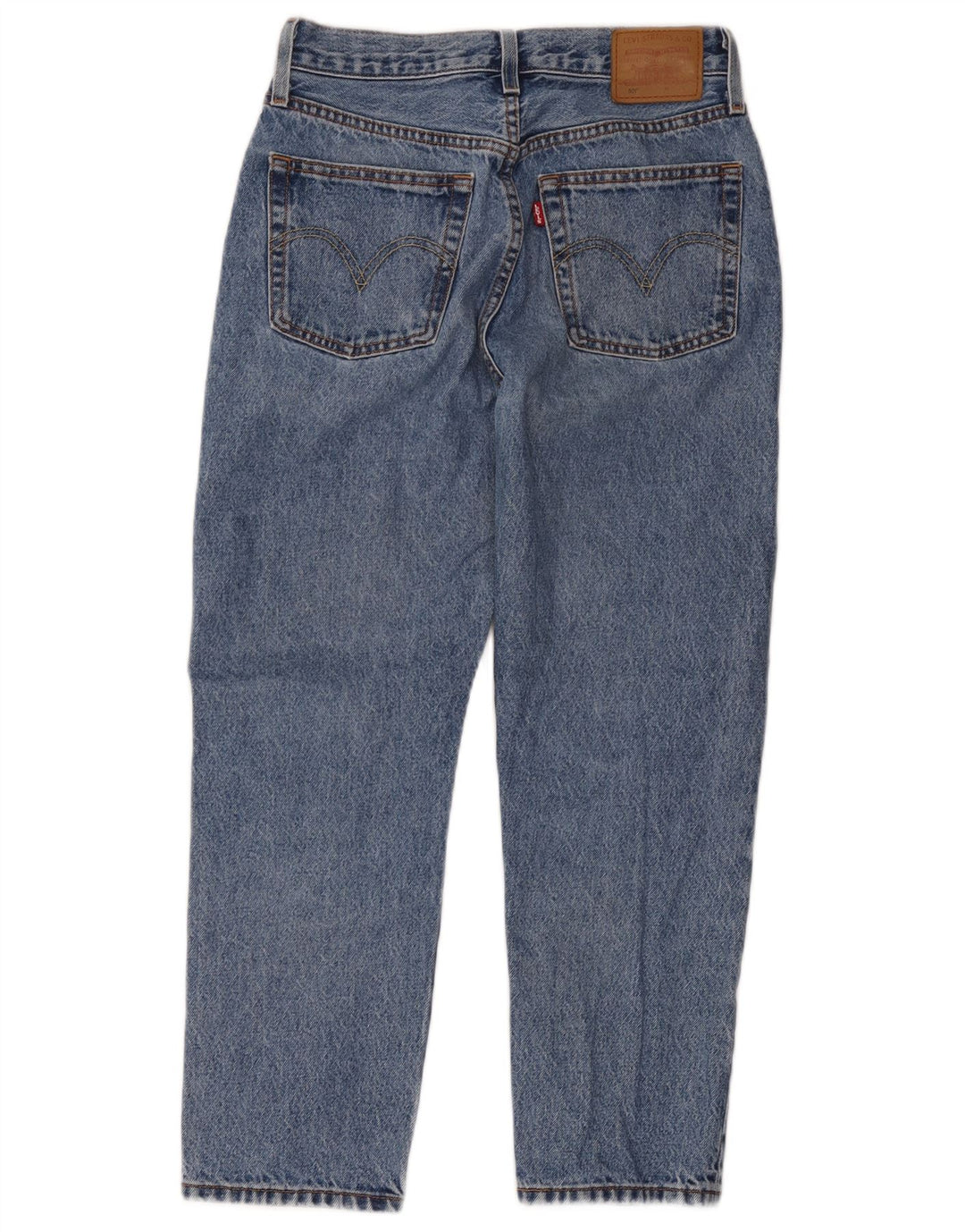 Damskie dżinsy Levi's 501 Straight W26 L26 Niebieskie bawełniane