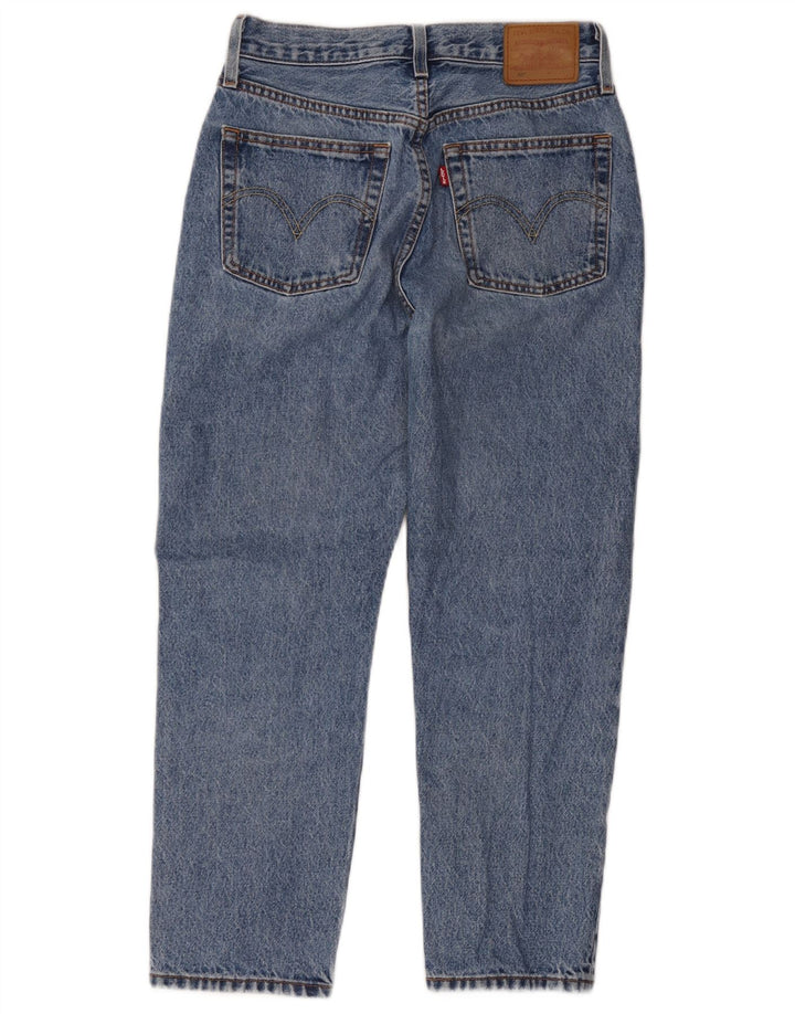 Damskie dżinsy Levi's 501 Straight W26 L26 Niebieskie bawełniane