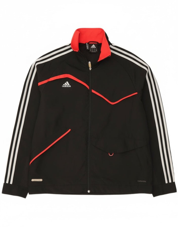 Adidas Męska kurtka dresowa Clima 365, średnia czarna, poliester