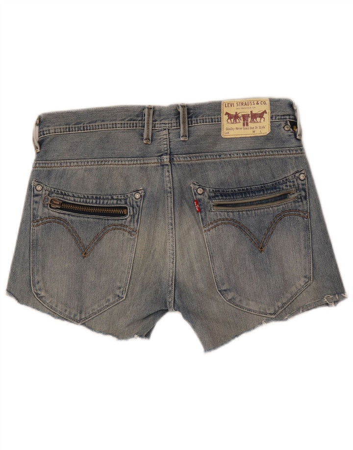 Damskie spodenki jeansowe Levi's 504 W34, duże, niebieskie