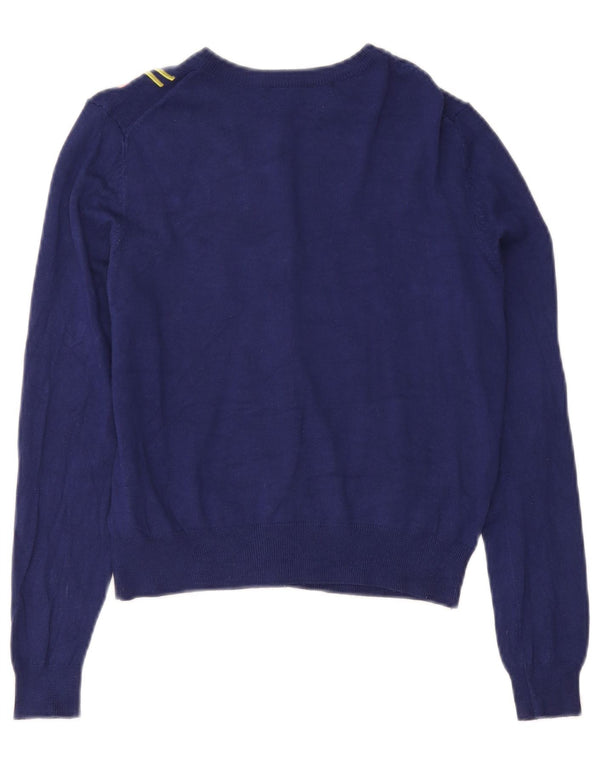 Sweter damski Marks & Spencer Crop Cardigan UK 10, mały, granatowy w kwiaty