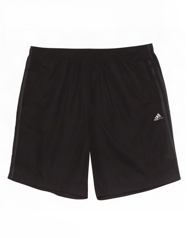 Adidas Męskie Spodenki sportowe Climacool 2XL Czarny poliester z blokami kolorów