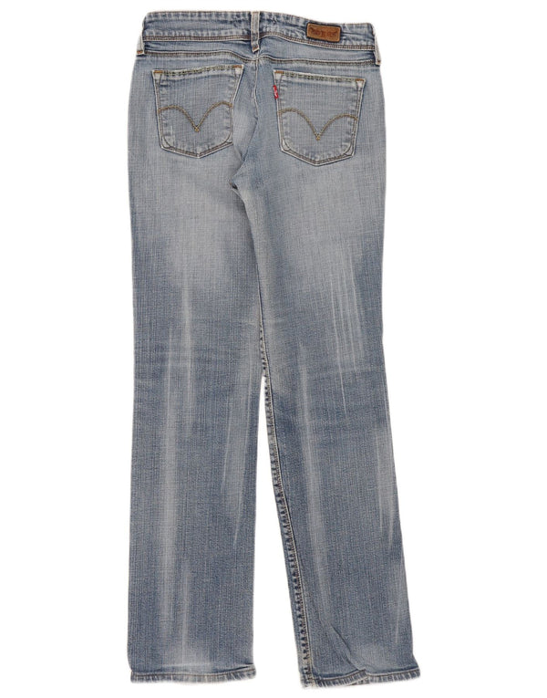Damskie jeansy Levi's 570 Straight W31 L31 Niebieskie bawełniane
