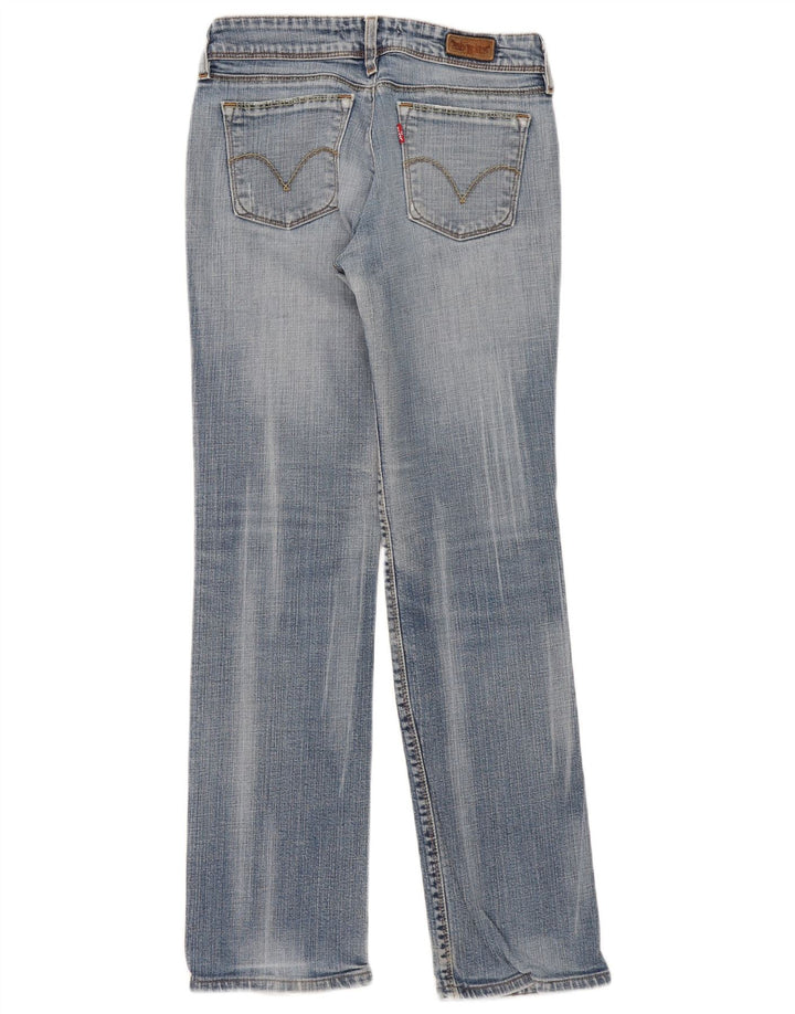 Damskie jeansy Levi's 570 Straight W31 L31 Niebieskie bawełniane