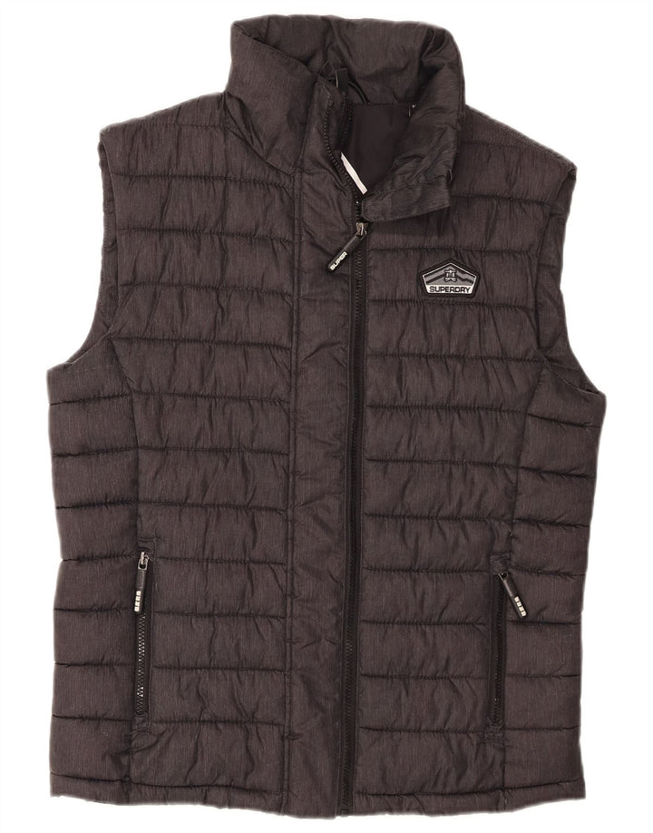 Męska wyściełana kamizelka Superdry UK 38, średni granatowy poliester