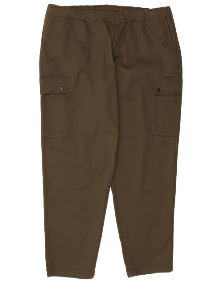 Męskie proste spodnie cargo Jack & Jones 3XL W46 L31 Khaki Poliester