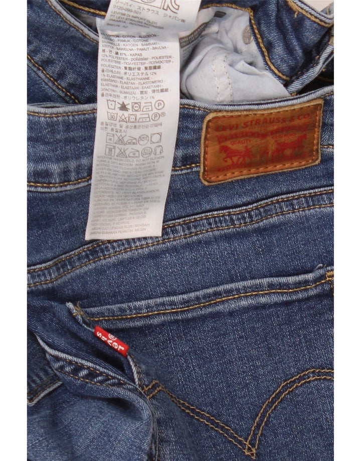 Damskie jeansy Levi's 711 Slim W32 L30 Niebieska bawełna
