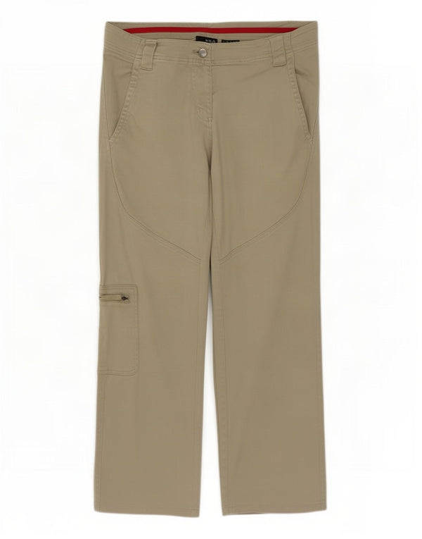 Damskie spodnie Fila Straight Cargo UK 14 Large W36 L26 Khaki Cotton