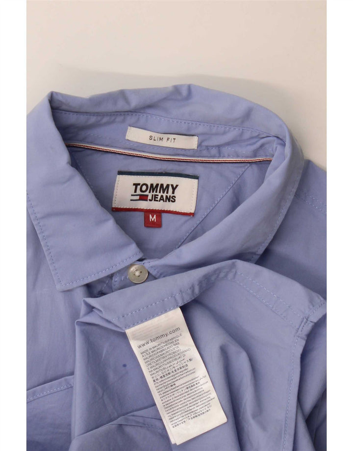 Męska koszula slim fit Tommy Hilfiger w kolorze średnioniebieskim, bawełniana