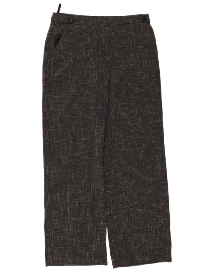 Damskie spodnie Chino Marks & Spencer UK 10 Small W30 L29 Szara kratka