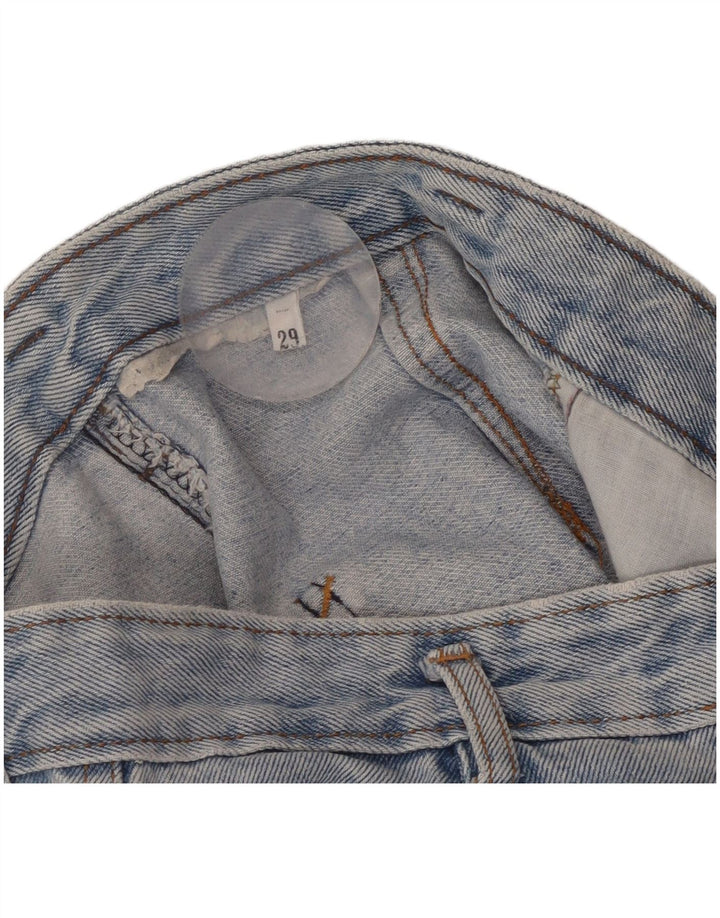 Damskie jeansy z wysokim stanem VINTAGE W29 L27 Niebieskie