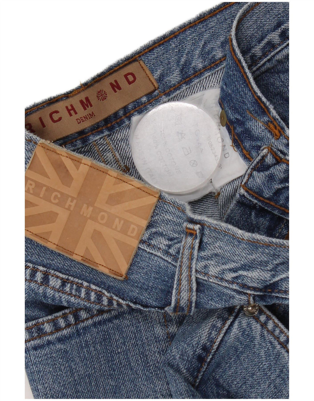 Damskie jeansy Richmond Graphic Bootcut IT 44 Medium W30 L32 Niebieskie bawełniane