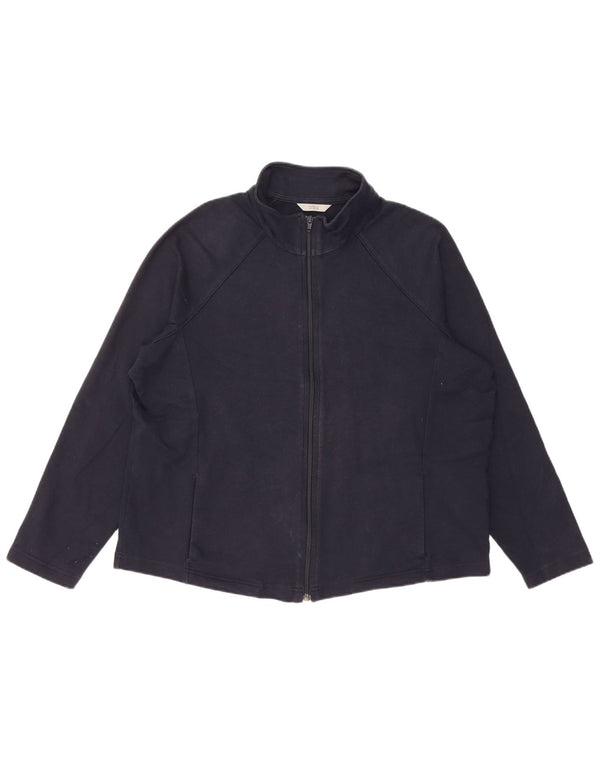 Damska kurtka dresowa Marks & Spencer UK 20 2XL granatowa