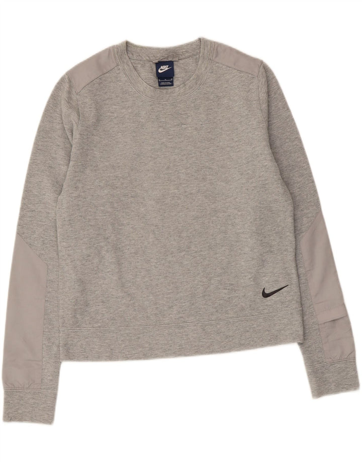 Damska bluza dresowa Nike UK 14, średnia szara bawełna