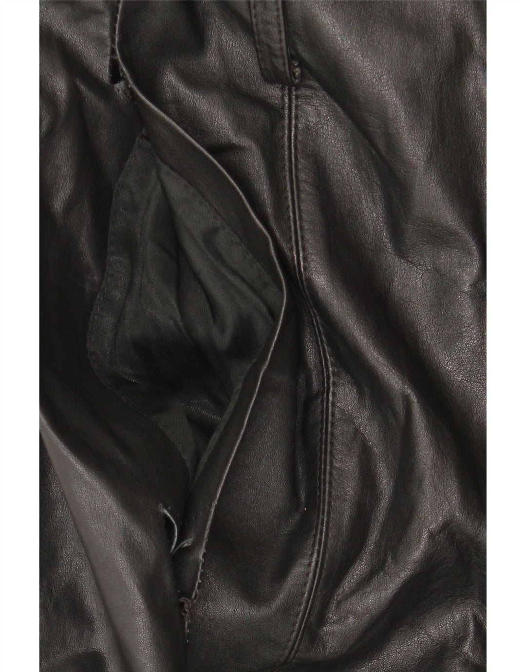 Damski płaszcz skórzany Klima UK 10, mały, czarny