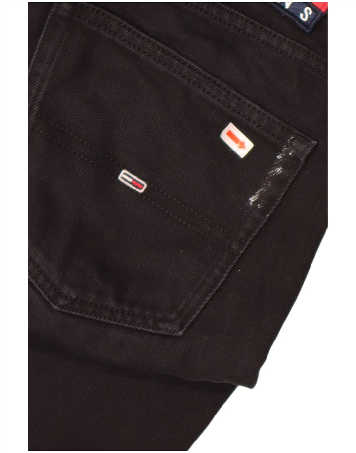 Tommy Hilfiger Męskie Ryan Regular Straight Jeans W32 L29 Czarna bawełna