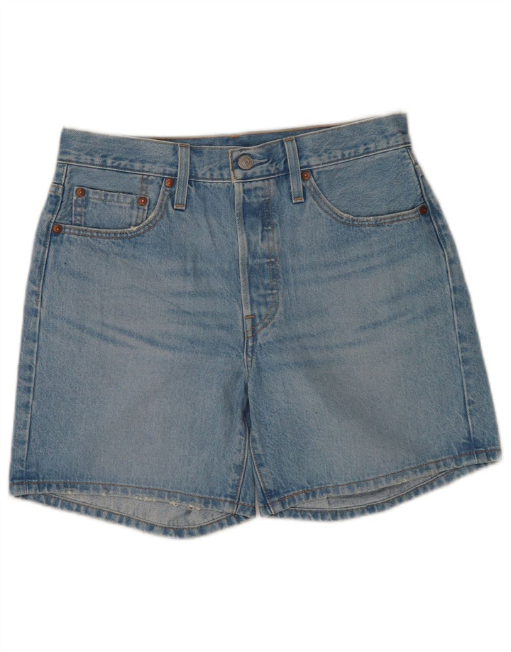 Damskie spodenki jeansowe Levi's 501 W28 Średnioniebieskie bawełniane