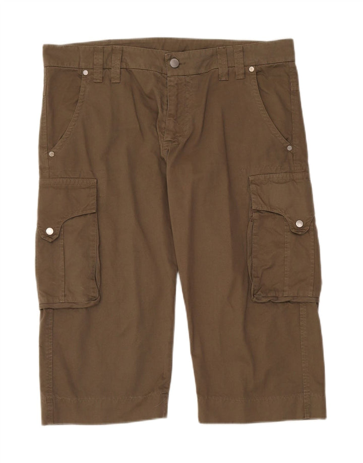 Męskie bermudy GAZZARRINI Cargo IT 50 Large W38, bawełna khaki
