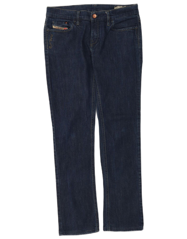 Diesel Damskie Liv Slim Jeansy W30 L32 Granatowe Bawełniane