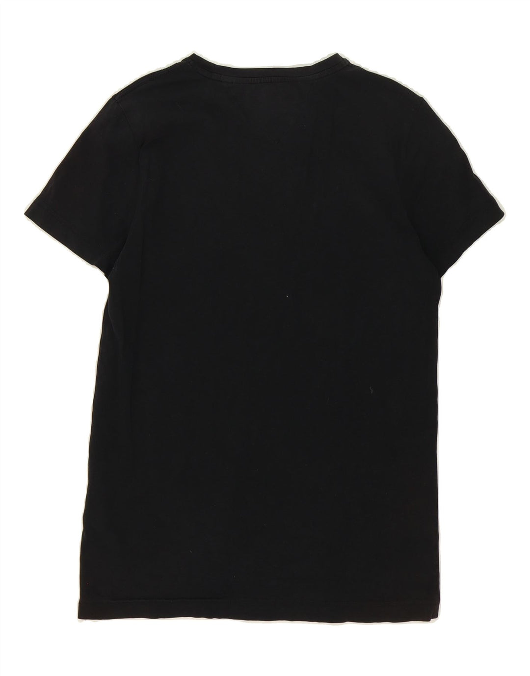 TOMMY HILFIGER Mens T-Shirt Top Small Black Cotton Vintage Tommy Hilfiger and Second-Hand Tommy Hilfiger from Messina Hembry 