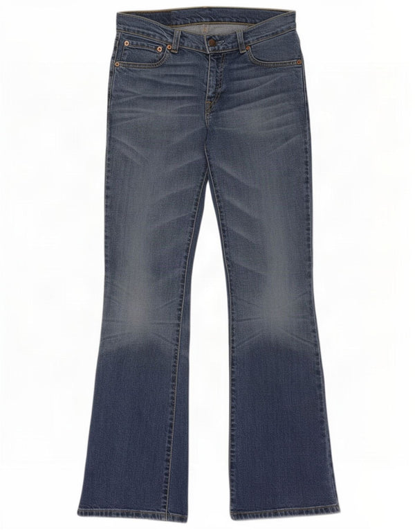 Damskie jeansy Levi's 529 Flared W29 L32 Niebieskie bawełniane