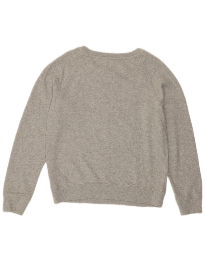 Marks & Spencer Damska bluza z grafiką, UK 10, mała, szara, nakrapiana