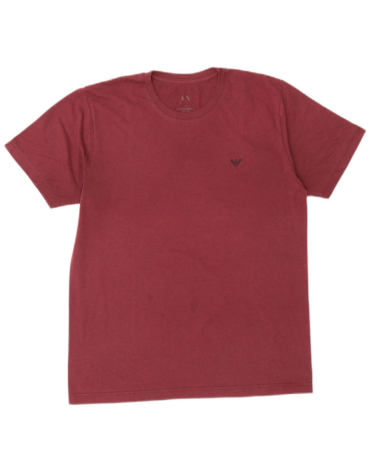 T-shirt męski Armani Exchange Top XL, bordowy