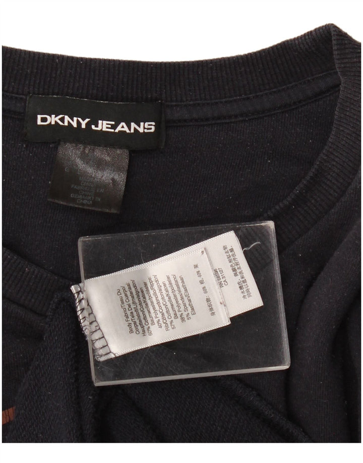Męska bluza z grafiką Dkny, duża, granatowa, bawełniana