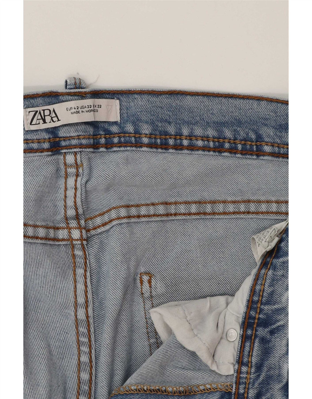Męskie jeansy slim fit Zara EU 42 Large W32 L28 Blue