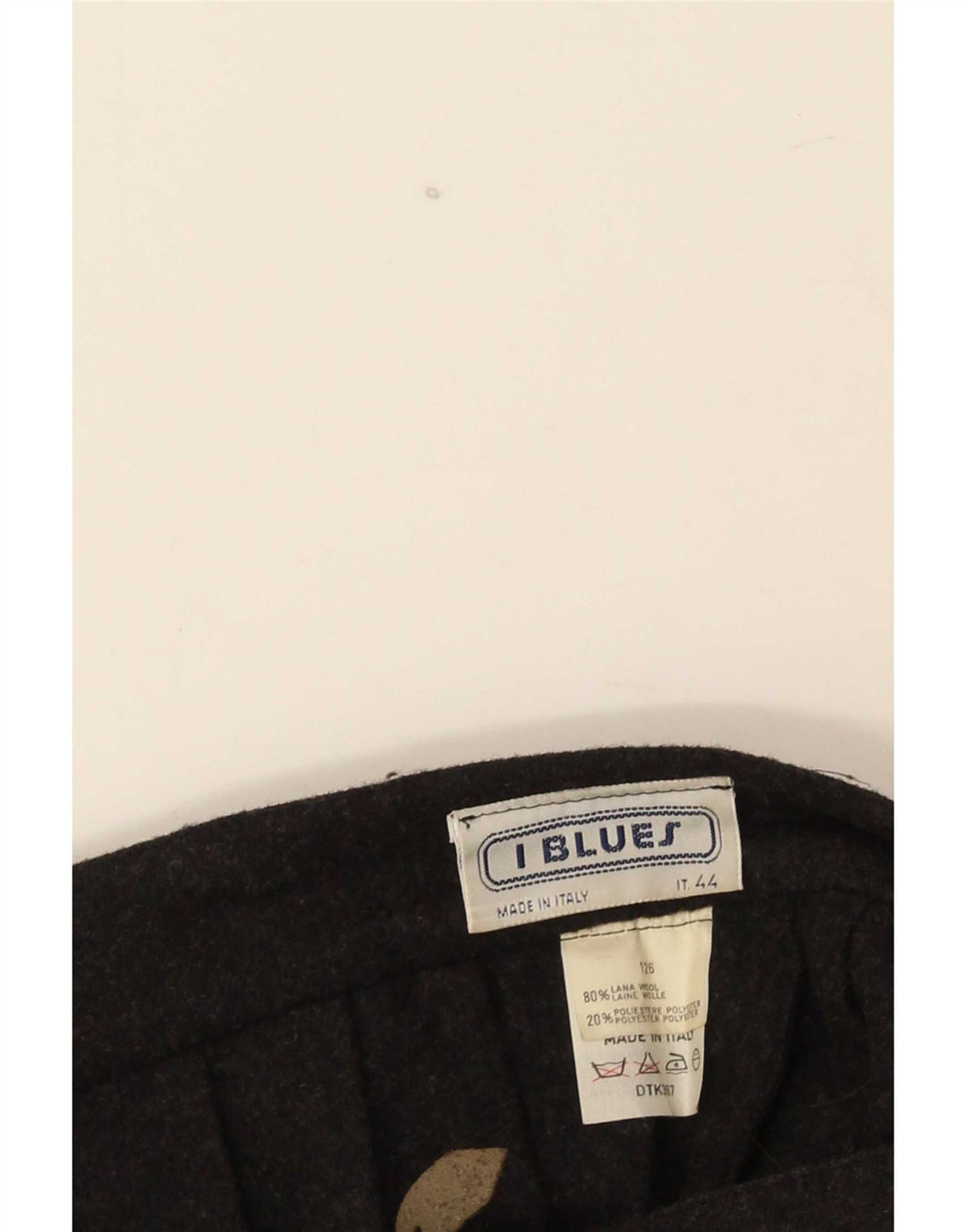 i Blues Damska plisowana spódnica IT 44 Medium W28 Czarna wełna