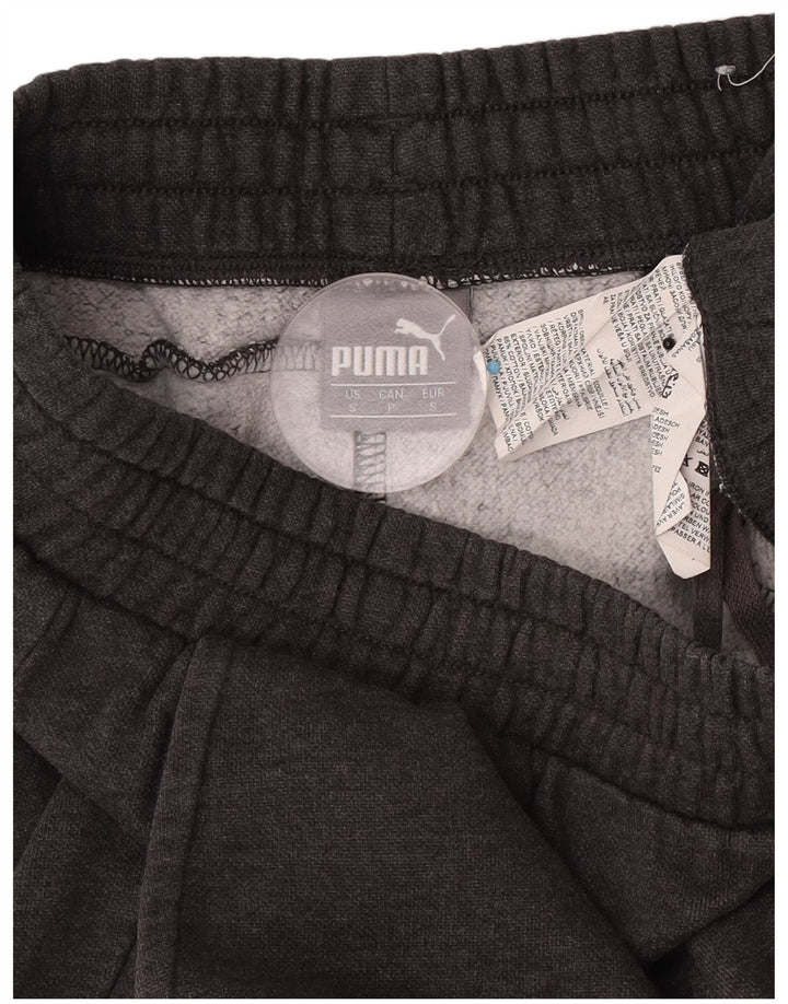 Męskie spodnie dresowe Puma, małe, szare, bawełniane