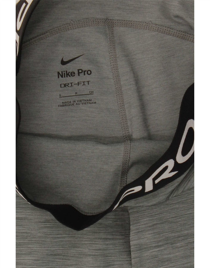 Damskie legginsy Nike Dri Fit Graphic UK 8, małe, szare nakrapiane