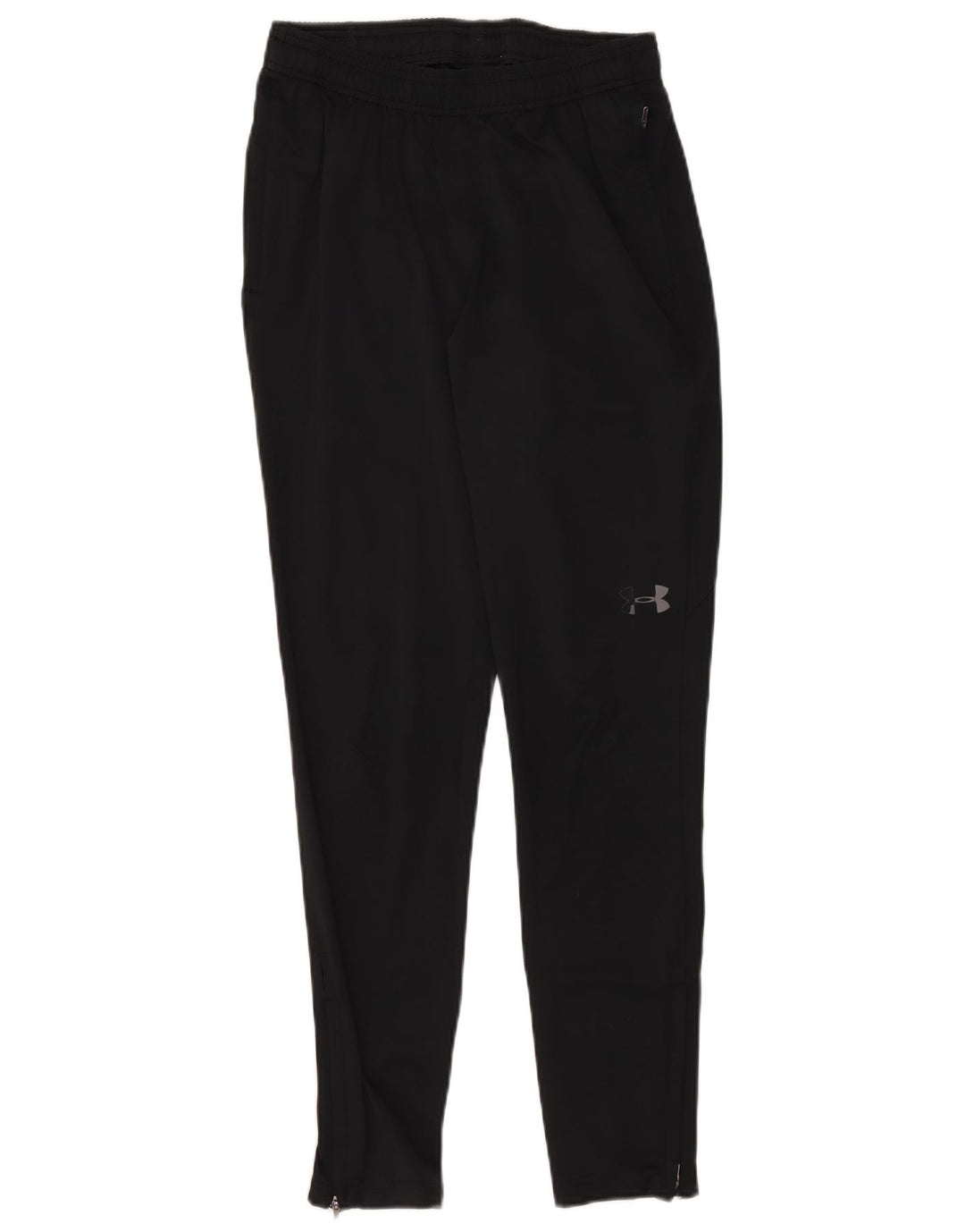 Męskie spodnie dresowe Under Armour, małe, czarne, poliestrowe